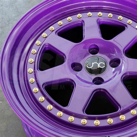 One 16x8 Jnc 048 4x100 25 Candy Purple Gr Wheel New Wheels