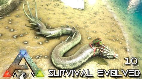 ARK ABERRATION BASILISK TAMING GIANT DRAGON SNAKE E10 GAMEPLAY