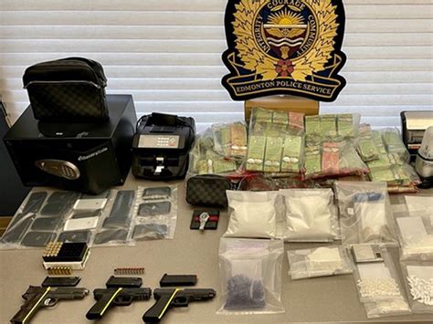 Four Charged 1 Million Plus In Cash Drugs Seized By Edmonton Police