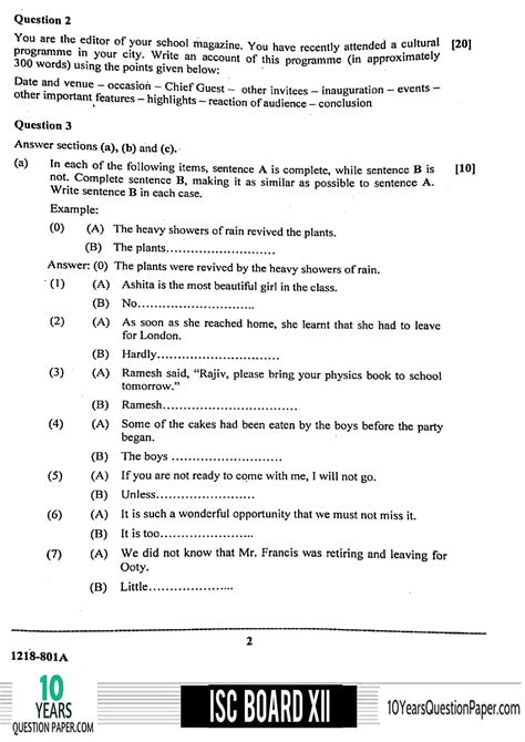 Glory Report Writing Examples For Class 12 Isc How To Write A Format