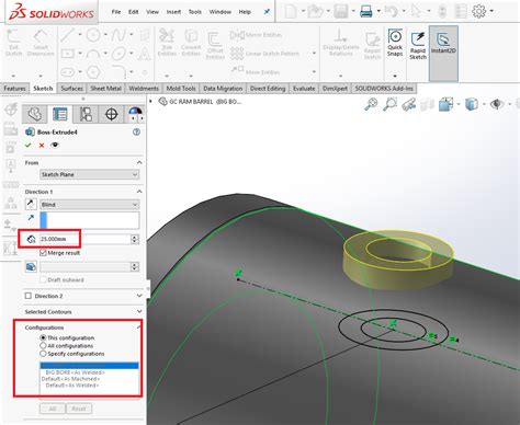 How To Create And Enable Solidworks Configurations Grabcad Tutorials