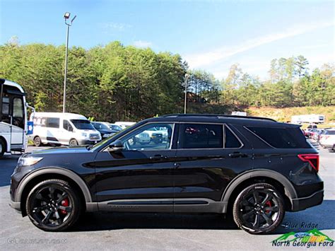 2020 Agate Black Metallic Ford Explorer St 4wd 140148072 Photo 2