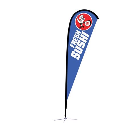 Teardrop Flag 12ft Graphic Package Teardrop Flag Printing