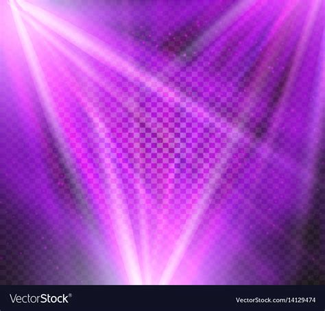 Shining Purple Color Light Effects Glowing Vector Image