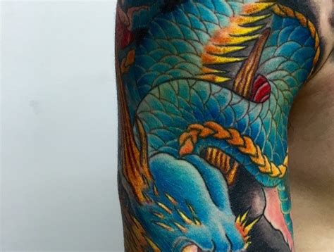 Tatouage Dragon Japonais Mythologie Et Puissance