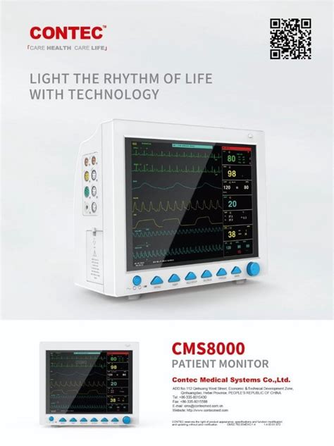 Contec CMS 8000 Multipara Monitor LCD At Rs 29000 In Chennai ID