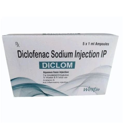 Diclom Diclofenac Sodium Injection 75 Mg At Rs 33 Box In New Delhi