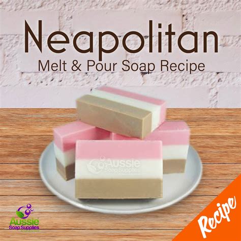 Neapolitan Ice Cream Melt And Pour Soap Recipe