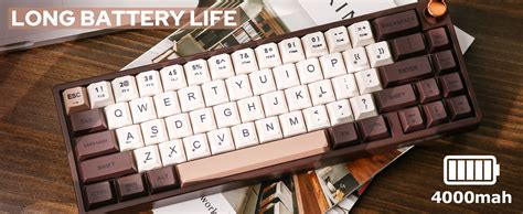 Feker Ik Via Wireless Mode Hot Swap Mechanical Keyboard Rgb Matcha Switch Gasket Pbt Keycaps