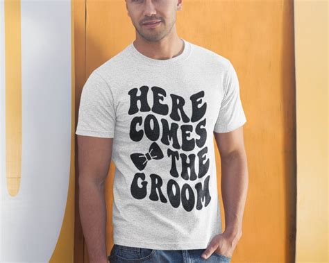 Here Comes The Groom Svg Retro Groom Svg Groom Svg Boho Etsy