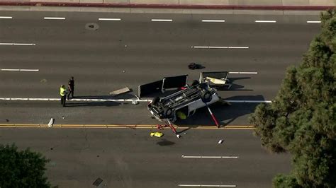 1 Dead Following Rollover Crash In Huntington Beach Police Ktla