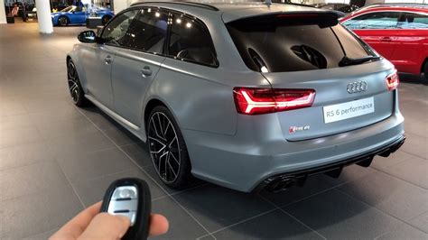 Audi Rs6 Performance Nardo Grey Matte Audi Exclusive In Depth Interior Details Engine And