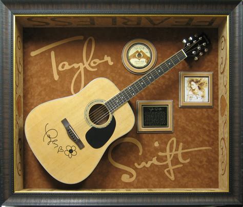 Taylor Swift autographed and Framed Guitar. #Tswift #music #framing # ...