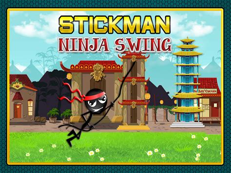 App Shopper Action Stick Man Ninja Swinging Asian Skyscrapers Tight