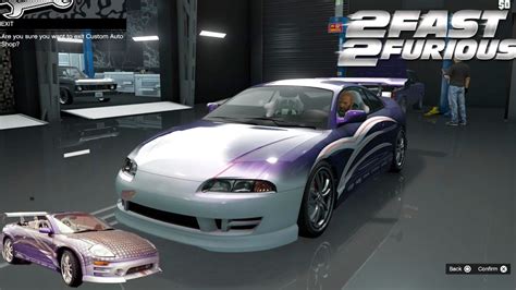 Gta Roman Pearce S Eclipse Spyder Gts From Fast Furious