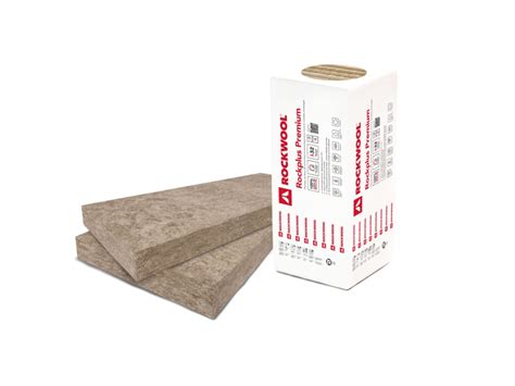 ROCKWOOL Panneau laine de roche pour isolation mur intérieur Rockplus