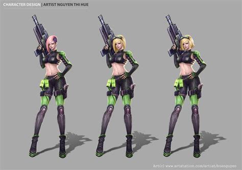 Artstation Fps Game Character Design