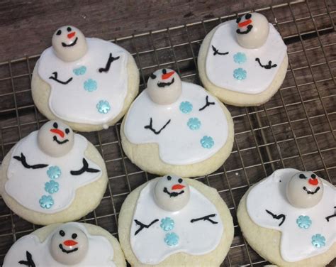 Gluten Free Cut Out Cookies Adorable Snowman Cookies