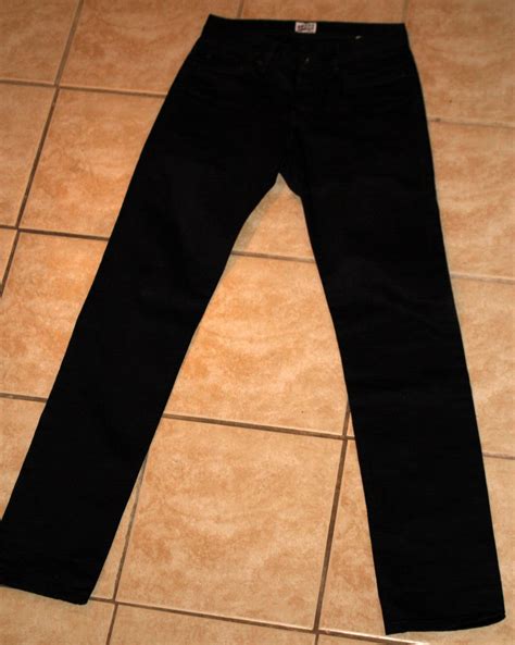 Naked Famous Denim Weirdguy Black Chino Selvedge Gem
