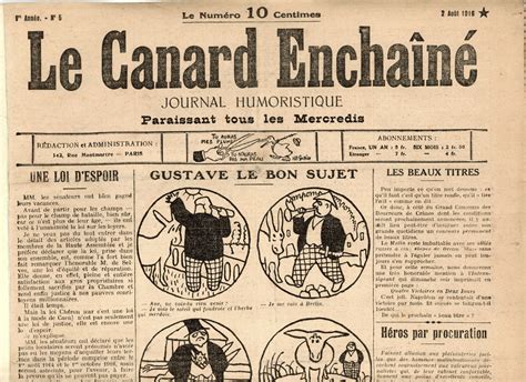 N 5 Du Canard Enchaîné 2 Août 1916 Collection Journaux Anciens