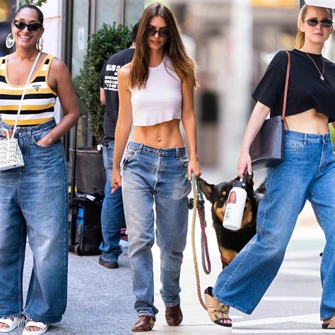 Rock Your Summer Style Baggy Jeans With Crop Top Click Here For