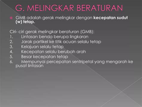 Fisika Gerak Melingkar Ppt