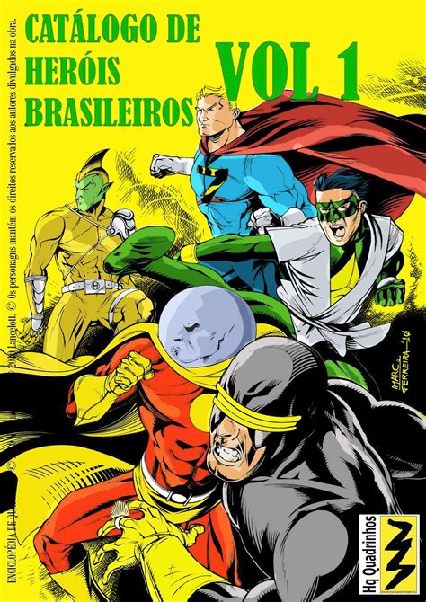 Hq Quadrinhos CatÁlogo De HerÓis Brasileiros Vol 1