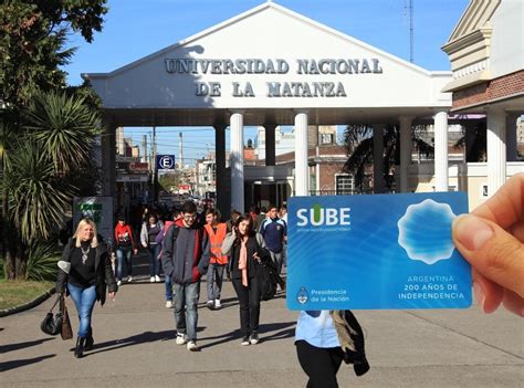 Boleto Especial Educativo Para Alumnos De La Universidad De La Matanza