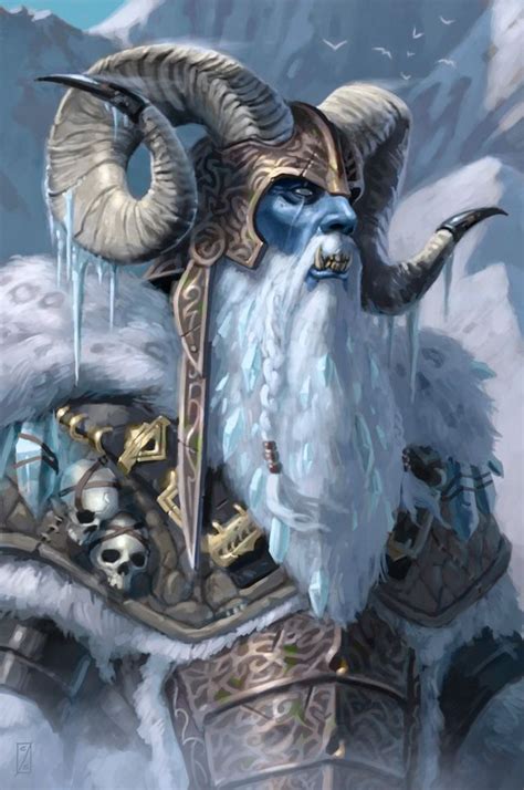 Frost Giant Jarl Fantasy Monster Character Art Fantasy Artwork