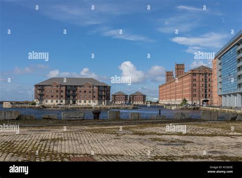 Waterloo Dock apartments, Liverpool, Merseyside, UK Stock Photo - Alamy