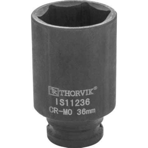 Головка торцевая ударная глубокая IS11236 36 мм, 1/2"DR Thorvik 53461 ...