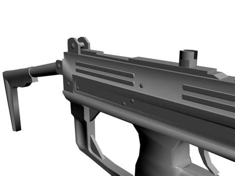 3d ruger mp9 submachine gun