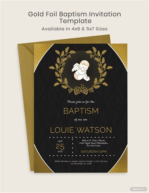 Editable Baptism Invitation Templates In Word To Download