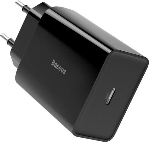 Baseus Φορτιστής με Θύρα USB C και Καλώδιο Lightning 18W Power Delivery