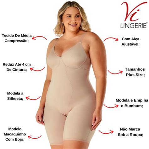 Cinta Modeladora Bermuda Plus Size Tamanhos Grandes Body Modelador