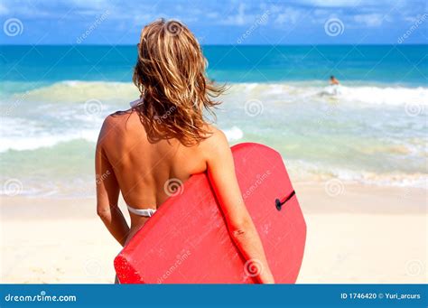 Ready To Ride Stock Photo Image Of Swim Blonde Person