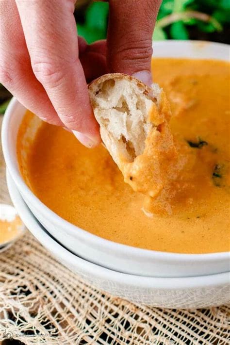 Creamy Roasted Carrot Ginger Soup Recipe The Mediterranean Dish