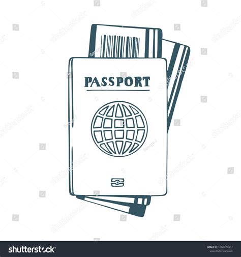 Passport Sketch: Over 3.700 Royalty-Free Licensable Stock Vectors ...