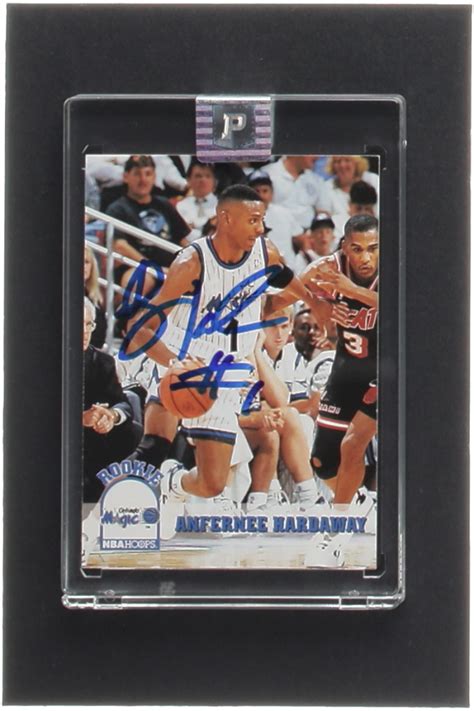 Anfernee Penny Hardaway Signed 1993 94 Hoops 380 Rc Pa Encapsulated Pristine Auction