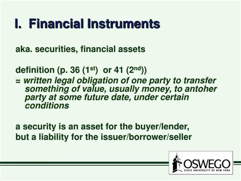 chapter  financial instruments markets  institutions