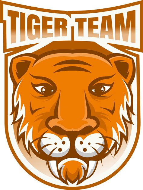 Tiger team e-sports team mascot logo 3194741 Vector Art at Vecteezy