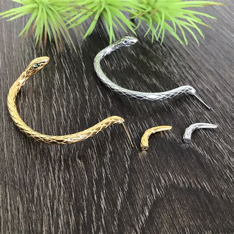 SINGLE Snake Cuff Earring Snake Cuff Earring Gothic Earring Etsy