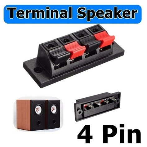 Jual Terminal Jepit Panel Speaker Pin Mono Stereo Kabel P Power