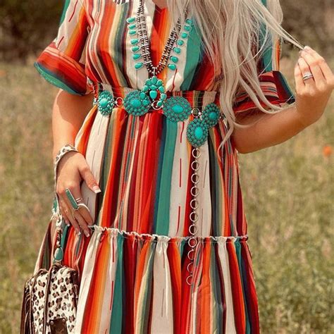 Serape Dress Etsy