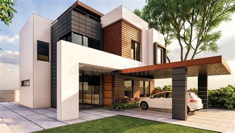 Beautiful Modern House D Rendering Exterior Design Using Lumion