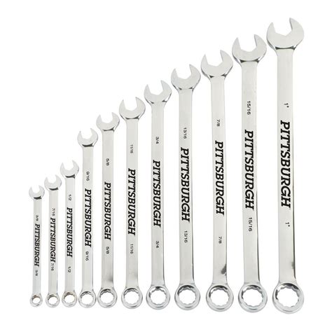 Fully Polished Sae And Metric Combination Wrench Set 22 44 Off