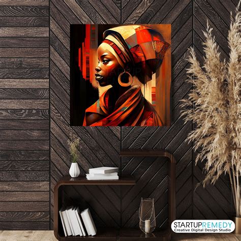 African Art Black Art East African Wall Art Abstract Black Art South African Art West