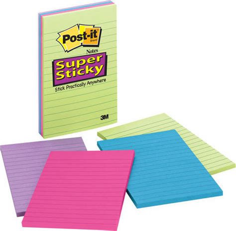 Post It Super Sticky Notes X Inches Assorted Ultra