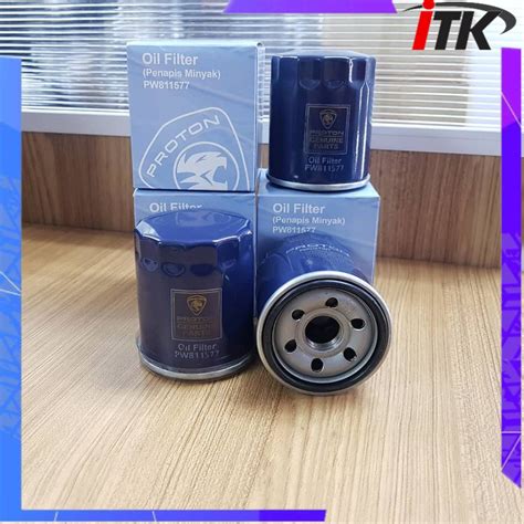 Oil Filter Proton Biru Sesuai Proton Saga Blm Flx Waja Wira Satria