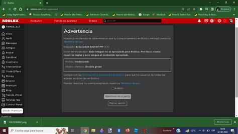 Roblox Se Pasa Con Las Advertencias Fandom